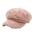 thumbnail image 1 of Honkbalpet van wol voor dames Herfst en winter Mode-pet Schilderspet Achthoekige Rosado Zulema Sombrero de mujer, 1 of 7