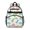 Dinosaur and Flower Pattern, variant on Dinosaur and Flower Pattern Cute School Backpack Bag for School with Padded Back and Adjustable Shoulder Straps 15.25"x11.5"x5.25"