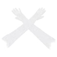 thumbnail image 1 of 1 par de guantes de novia para boda, guantes de encaje, guantes de tul, guantes de ópera, guantes de encaje para novia, 1 of 7