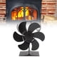thumbnail image 5 of Ventilador De Estufa De 6 Aspas, Ventilador De Estufa De Calor Resistente A Altas Temperaturas, Arranque Automático, Negro, Para El Hogar, 152mm, 5 of 7