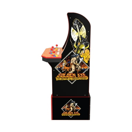Arcade1UP Golden Axe Arcade with Riser and Lit Marquee