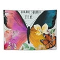 thumbnail image 5 of Patifu Butterfly Bible Verse Unique Tapestry Wall Hanging - Graphic Tapestries Home Wall Decor Art for Living Room Bedroom Apartment Farmhouse Dorm 40x30inch, 5 of 6