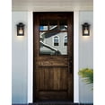 thumbnail image 3 of CWI Lighting Winfield 1 Light Farmhouse Metal Outdoor Wall Light in Black, 3 of 8