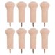 thumbnail image 1 of 8pcs Unfinished Wooden Coat Rack Hooks, Multi Purpose Wall Mounted Pegs for Hanging Clothes, Bags, and Towels, Durable Natural Wood Hangers for Home, 1 of 1