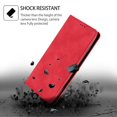 thumbnail image 5 of KAIYANG Funda de teléfono con tapa para Samsung Galaxy M14 5G, piel sintética con tacto de piel, tarjetero, funda protectora, estilo E, Samsung Galaxy M14 5G, color rojo, 5 of 5