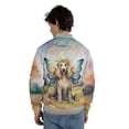 thumbnail image 5 of Welcome Spring Fairy Afghan Hound in Flower Meadow All Over Print 3D Baseball Jacket Dog Lover Bomber Jacket Softball - 13002, 5 of 6