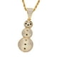 thumbnail image 4 of Cadena Chapada En 18 Para Hombres Con Collar Colgante De , Collar De Navidad De , Gargantilla De Colgante De Cri dorado, 4 of 9