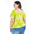 thumbnail image 2 of Blusa con Jareta Roman Fashion Tallas Extras 1761 Verde Lima 42, 2 of 6