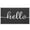 Hello, variant on iOhouze Doormat 30"x17.5" Upgraded Outdoor Indoor Hello Front Door Mat Non Slip Welcome Door Mats Durable Easy Clean Front Doormat for Garage Entryway Patio High Traffic Areas