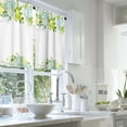 thumbnail image 2 of LALILO Kitchen Curtains and Valances Set of 3 36" Green Window Treatment Tiers for Window Decor, 2 of 5