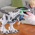 thumbnail image 3 of Gwong Juguete Dragón eléctrico Dragón Rugiente juguete LED Fuego Respiración Agua Spray Dinosaurio Gwong 30008293, 3 of 7