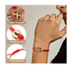 thumbnail image 2 of 2pz Pulsera Tejidas Medalla San Benito Lab. rojo y negro, 2 of 5
