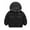Black, variant on Dyfzdhu Toddler Kids Boys Girls Winter Warm Jacket Outerwear Plaid Coats Hooded Padded