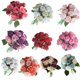 thumbnail image 2 of Rosa Sosteniendo Flores Ramo Novia Accesorios de Fotografía de Boda Flores Falsas Artificiales 12 Piezas Yuarrent JJ19843-07, 2 of 6