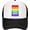 C258, variant on LGBT Pride Month Mesh Hat Happy Pride Month Trucker Hat Gay Pride Lesbian Love Cap for Men Women Black
