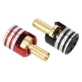 thumbnail image 2 of Mistaha 4-Pack Bullet Plug Banana Connector Set with Heat Sink for Battery Cooling - Enhanced Performance and Versatile Compatibility, 2 of 4