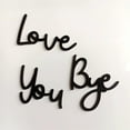 thumbnail image 7 of Joernso Wooden Wall Art Sign Love You Bye Wall Sign Home Decor Entryway Wall Letter Decoration for Valentine's Day Decor Living Room Door Entrance, 7 of 7