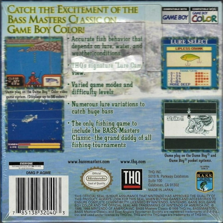 Zebco Fishing! USA Game Boy Color version Verified good dump » NES