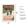 thumbnail image 2 of Wearwell Cycles - Vintage Bicycle Poster c.1900s - Fine Art Matte Paper Print (Unframed) 16x20in, 2 of 4