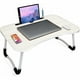 Soontrans Foldable Laptop Lap Desk for Bed, Adjustable Breakfast Tray ...