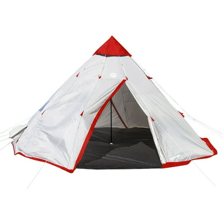 Tmnt Foot - Tahoe Gear Blackhorn 4 Outdoor Camping 10 Foot 4 Person Sleeper Cone Style Tent