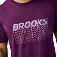 thumbnail image 3 of PLAYERA BROOKS HOMBRE GRAPHIC SHORT SLEEVE VINO RUNNING vino 0XL, 3 of 4
