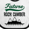 thumbnail image 4 of Inktastic Rock Climbing Future Climber Boys or Girls Baby Bib, 4 of 4