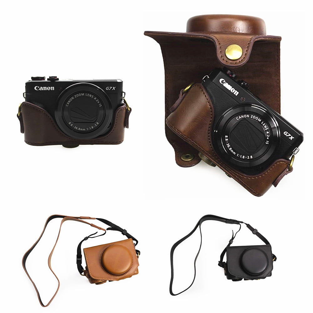 Canon PowerShot G7X 本体（付属品、本革ケース） For Canon Powershot G7 X G7X Mark II III ( G7XII G7XIII ) mark2