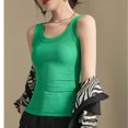thumbnail image 1 of Chaleco de punto roscado para mujer, traje con cabestrillo pequeño para primavera y otoño, ropa exterior de talla grande, Top sin mangas, 1 of 4