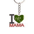 thumbnail image 1 of Letter Expression Rainbow Keychain Metal Keyring Holder Love MAMA Mother, 1 of 3