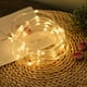 thumbnail image 2 of Cadena de luces LED con música activadas por sonido, 32.8 pies, 100 LED, 12 modos, alambre de cobre resistente al agua, cadena de luces con control remoto con pilas AA, blanco cálido para bares,, 2 of 5