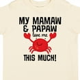 thumbnail image 4 of Inktastic Mamaw Papaw Love Me Boys or Girls Toddler T-Shirt, 4 of 5