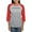 Heather/Red, variant on CafePress - Pi Alpha Phi Name Long Sleeve T Shirt - Womens Baseball Tee
