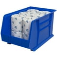 thumbnail image 6 of Akro-Mils 30260 AkroBins Plastic Storage Bin Hanging Stacking Containers, (18-" x 11-" x 10-"), Blue, (6-Pack), 6 of 13