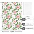 thumbnail image 2 of 2 Pcs Pioneer Flower Floral Print Pattern Kitchen Towels, Funny Microfiber Dish Towel Set, 18" X 26" Tea Towels, 2 of 6