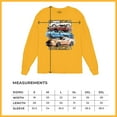 thumbnail image 7 of Shelby Cars Sketch Long Sleeve T-shirt Mustang Racing American Muscle Car GT500 Cobra Performance Powered by Ford, 7 of 7