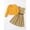 Yellow, variant on PureChapter Girls' Clothing Sets Long Sleeve Ribbed Cardigan & Plaid Sleeveless Pleated Dress 2-Piece Fall Outfit with Belt & Bow 11-12 Years