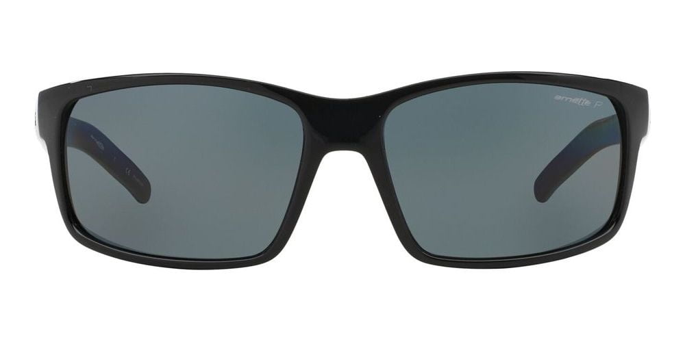 Arnette Men's Polarized Fastball AN4202-226781-62 Black Rectangle Optical Sunglasses