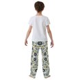 thumbnail image 4 of FORMRS Boys Pajama Pants with Pockets Size 11-12Y Kids Lounge Sleep Bottoms, Light Floral, 4 of 8