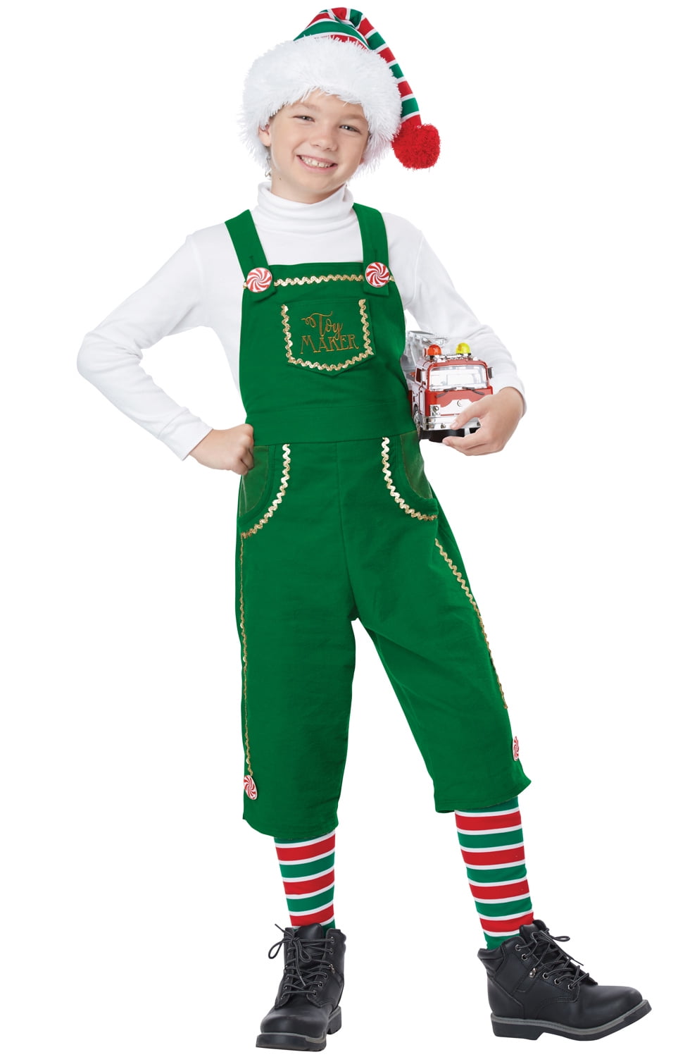 California Costume Toymaker Elf Boy Child Costume
