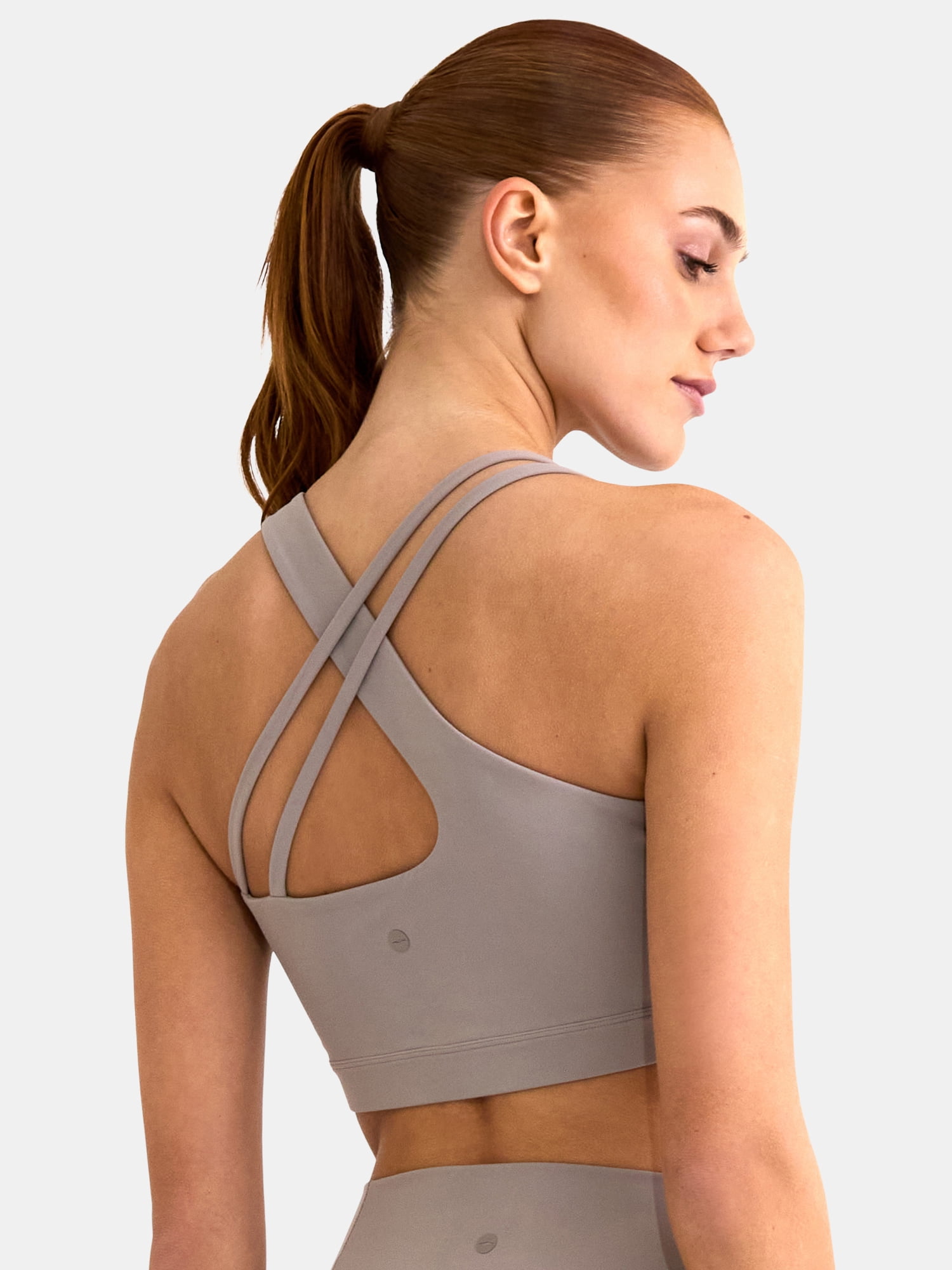 Avia Women's and Women’s Plus SoftSculpt One Shoulder Sports Bra, Sizes XS-4X