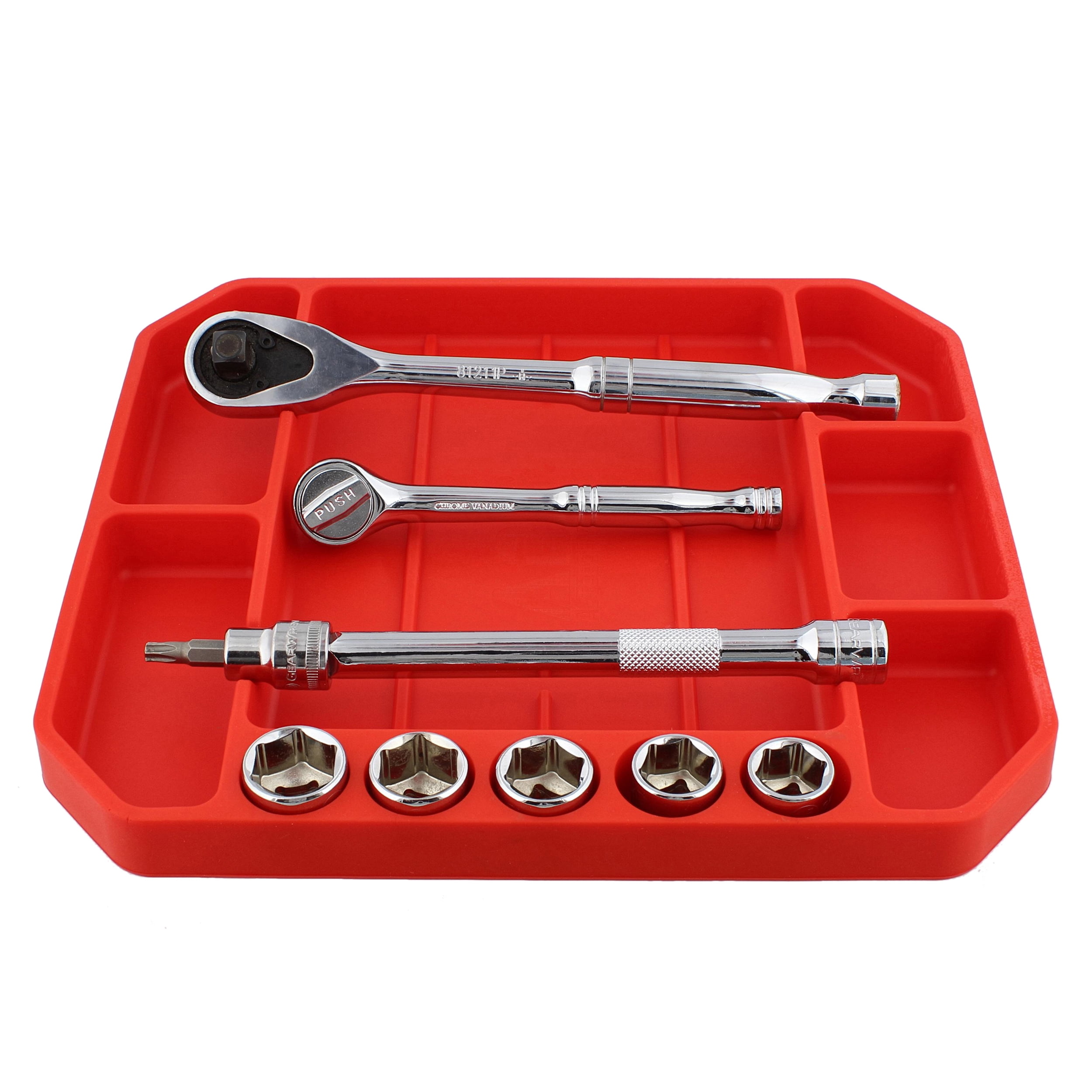 Non Slip Tool Holder Tray for Organizing Parts 24in x 14in ABN Flexible Tool Tray Silicone Rubber Tools Organizer