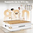 thumbnail image 4 of Colchón inflable CHERIMOR Queen 46 cm con bomba de confort elevada, 4 of 9