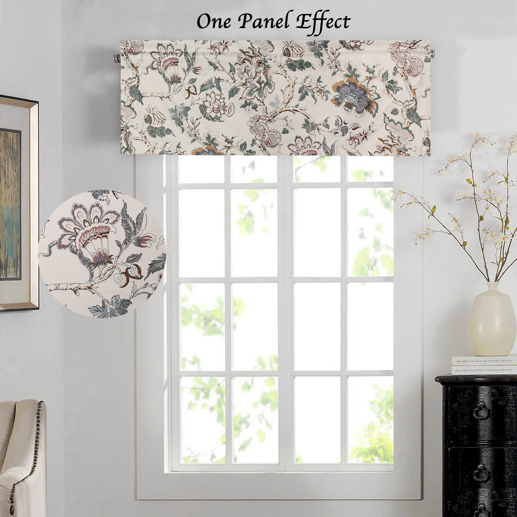 H.VERSAILTEX Energy Saving Curtain Valances Matching with Curtain