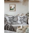 thumbnail image 2 of Outdoor Pillows Waterproof, Grey Starfish Coastal Throw Pillows with Inserts Included, Summer Coral Shell Beach Nautical Indoor Outdoor Decorative Lumbar Pillow for Bed/Couch/Patio 16"x16", 2Pcs, 2 of 8