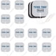 thumbnail image 1 of Paquete de 16 almohadillas de electrodos TENS 7000 OEM (2 x 2) para TENS 7000 recargable y TENS 7000 2.ª edición. Almohadillas de repuesto para TENS. Compatible con TENS 3000 y 7000. Intensity., 1 of 5