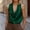 Green, variant on Women's Cowl Neck Halter Sleeveless Tops Satin Going Out Tank Tops (Green M)