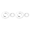 thumbnail image 1 of Advancent Piñón fijo de una sola velocidad, rueda de bicicleta, piñón, anillos de bloqueo, piezas de repuesto Type6 NO6, 1 of 6