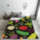 thumbnail image 5 of Balery Cartoon Vegetables Manta de Felpa Suave y Acogedora – Cobija de Franela Aterciopelada para Cama, Lavable y Cálida para Sofá, Mascotas, Transpirable-50"x40", 5 of 7