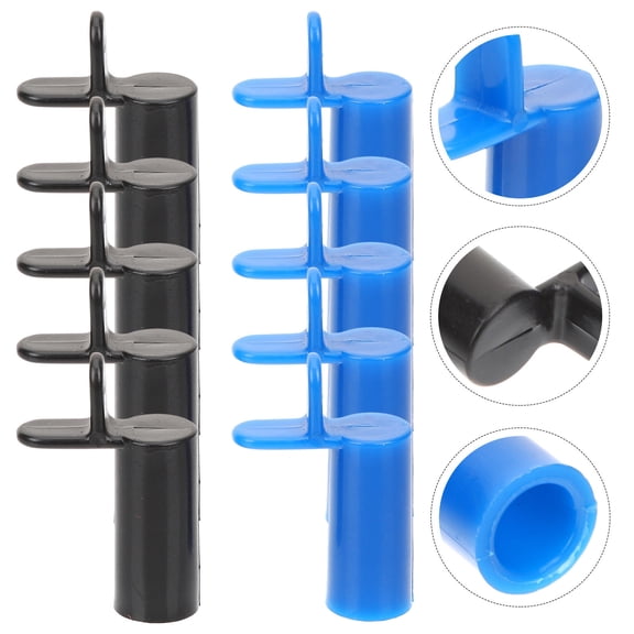 PBPBOX Billiard Cue Rack Pool Cue Rest Cross Shaped 10Pcs